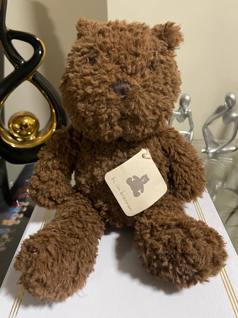 Baby GAP Brannan Bear Brown Plush Teddy Bear 12” Stuffed Animal Lovey Soft Toy